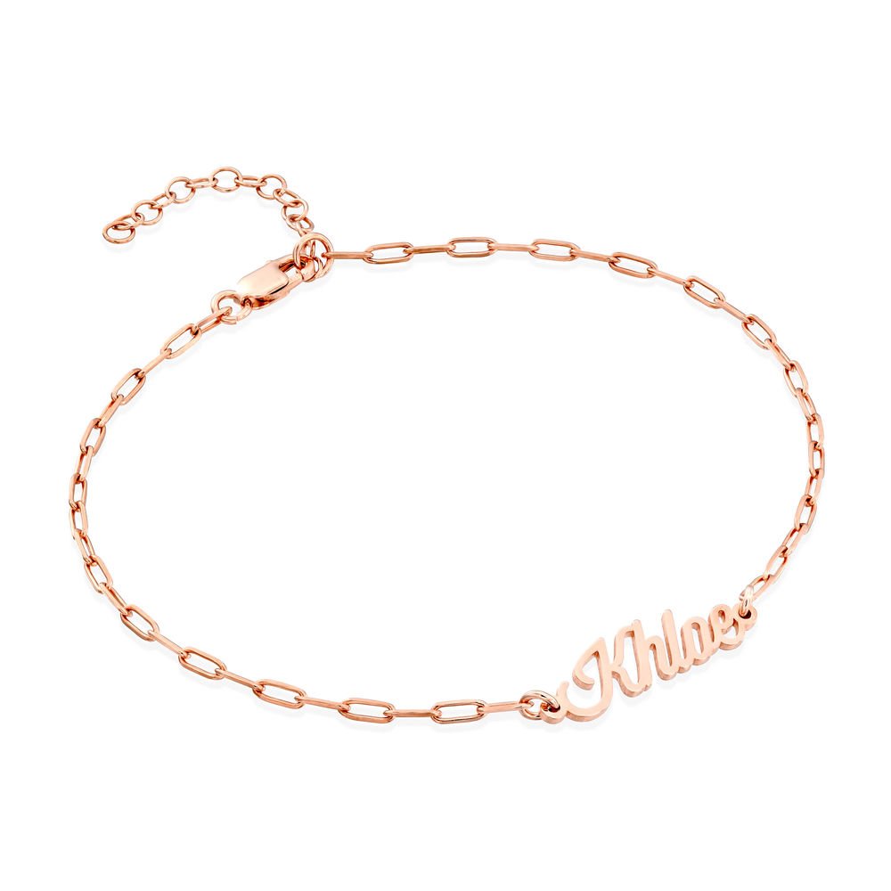 Custom Name Gold Anklet Custom Name Gold Anklet