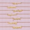 Gold Name Necklace - Top 3 Trends in Custom Name Jewelry for 2024 GOLD NAME NECKLACE