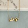 Gold Personalized Name Necklace