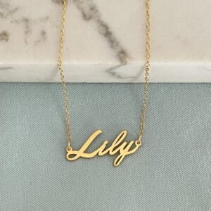 Gold Personalized Name Necklace