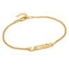 Elegant Name Bracelet in 18K Gold Vermeil Name Bracelet
