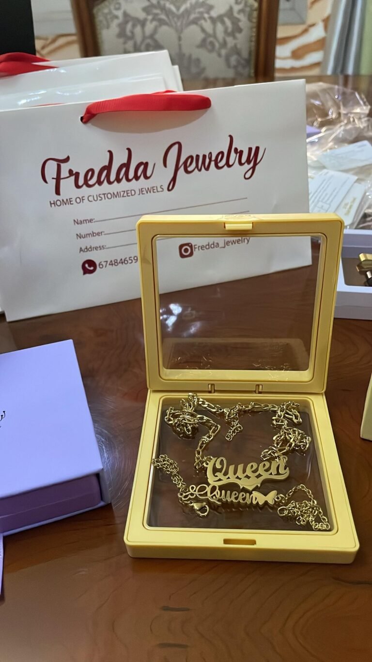 Birthstone Necklace Birthstone necklace orders ship in the FreddaName gift box and bag